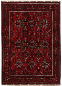 Dark Red Khal Mohammadi 6' 4 x 9' 4 - No. 69590