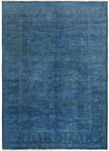 Steel Blue Overdyed 5' 11 x 8' 5 - No. 69629