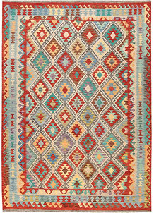 Multi Colored Kilim 6' 10 x 9' 5 - SKU 69654