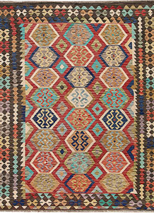 Multi Colored Kilim 6' 9 x 8' - SKU 69656