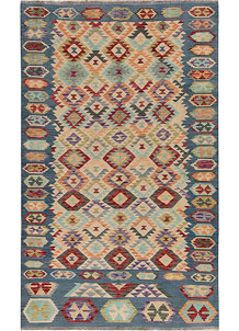 Multi Colored Kilim 5' 5 x 9' 1 - SKU 69674