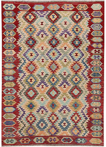 Multi Colored Kilim 5' 7 x 7' 9 - SKU 69685