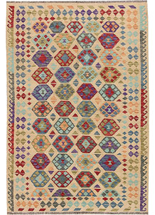 Multi Colored Kilim 5' 5 x 7' 10 - SKU 69705