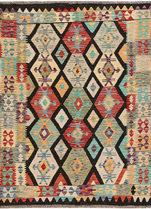 Multi Colored Kilim 5' 2 x 6' 5 - SKU 69738
