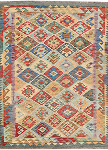 Multi Colored Kilim 5' x 6' 4 - SKU 69743