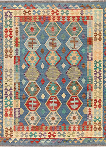 Multi Colored Kilim 5' 2 x 6' 5 - SKU 69744