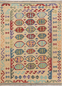 Multi Colored Kilim 4' 9 x 6' 4 - SKU 69763