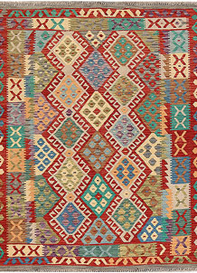 Multi Colored Kilim 5' x 6' - SKU 69768