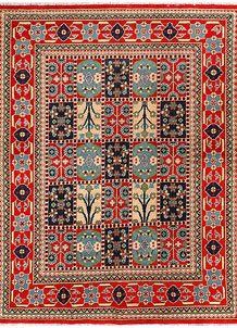Multi Colored Kazak 5' x 6' 5 - SKU 69996