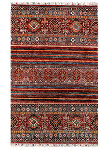 Multi Colored Kazak 4' x 6' 3 - SKU 70181