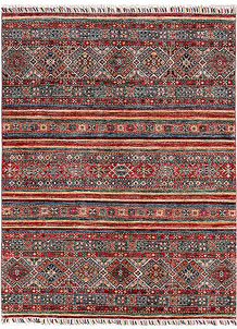 Multi Colored Kazak 5' 1 x 6' 8 - SKU 70198