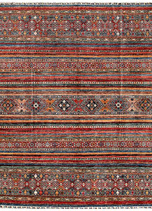 Multi Colored Kazak 8' 2 x 9' 10 - SKU 70200
