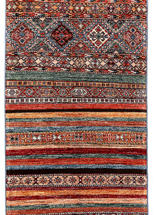 Multi Colored Kazak 2' 7 x 10' 4 - SKU 70215