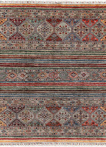 Multi Colored Kazak 5' 9 x 7' 5 - SKU 70235