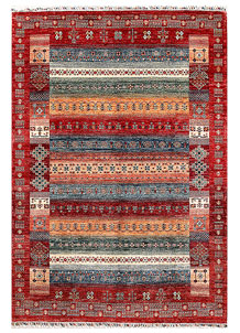 Multi Colored Kazak 6' 7 x 9' 8 - SKU 70241