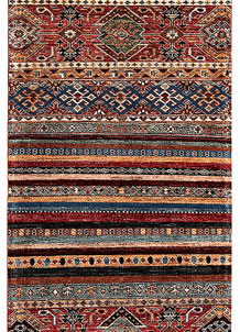Multi Colored Kazak 2' 10 x 9' 10 - SKU 70244