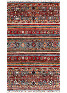 Multi Colored Kazak 4' x 6' 6 - SKU 70252