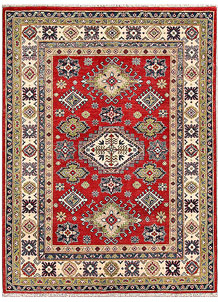 Firebrick Kazak 4' 11 x 6' 7 - SKU 70309