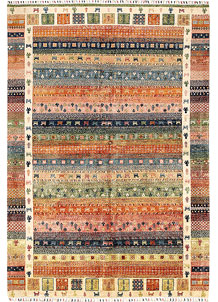 Multi Colored Kazak 6' 8 x 9' 8 - SKU 70869
