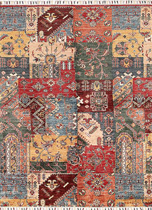Multi Colored Kazak 4' 11 x 6' 5 - SKU 70892
