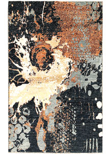 Multi Colored Abstract 4' 5 x 6' 10 - SKU 70933