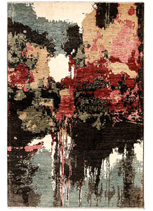 Multi Colored Abstract 3' 11 x 5' 11 - SKU 70940