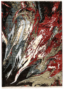 Multi Colored Abstract 3' 11 x 5' 9 - SKU 70947