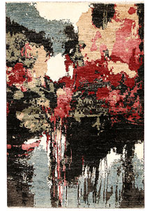 Multi Colored Abstract 3' 10 x 5' 10 - SKU 70954