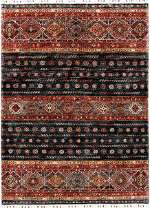 Multi Colored Kazak 4' 10 x 6' 8 - SKU 71255