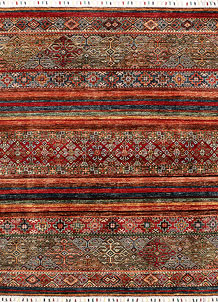 Multi Colored Kazak 5' x 6' 2 - SKU 71257