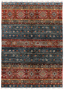 Multi Colored Kazak 5' 9 x 8' - SKU 71260