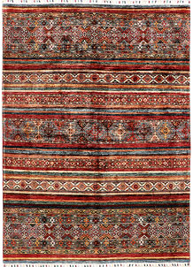Multi Colored Kazak 5' 8 x 7' 10 - SKU 71264