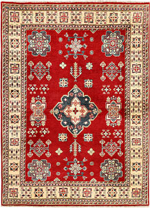 Red Kazak 4' 9 x 6' 7 - SKU 71332