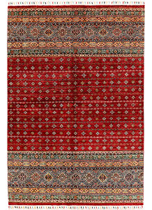 Multi Colored Kazak 5' 7 x 8' 6 - SKU 71399