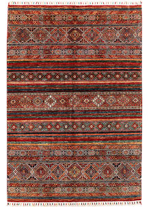Multi Colored Kazak 5' 8 x 8' 2 - SKU 71401