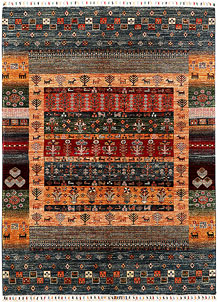 Multi Colored Kazak 5' 9 x 7' 10 - SKU 71404