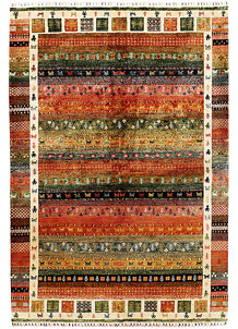 Multi Colored Kazak 6' 7 x 9' 7 - SKU 71411