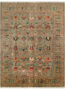 Multi Colored Kazak 8' 11 x 11' 7 - SKU 71516