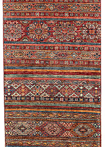 Multi Colored Kazak 2' 9 x 9' 9 - SKU 71547