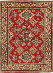 Firebrick Kazak 4' 11 x 6' 8 - SKU 71568