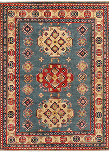Cadet Blue Kazak 5' x 6' 8 - SKU 71577