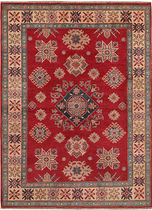 Firebrick Kazak 4' 9 x 6' 7 - SKU 71579