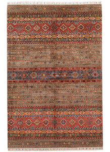 Multi Colored Kazak 6' x 9' 1 - SKU 71587