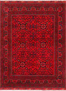 Red Khal Mohammadi 4' 10 x 6' 4 - SKU 71624