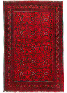 Firebrick Khal Mohammadi 6' 8 x 9' 7 - SKU 71638