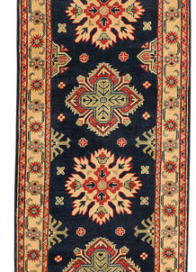 Midnight Blue Kazak 2' 7 x 10' 3 - SKU 71664