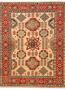 Bisque Kazak 4' 11 x 6' 5 - SKU 71679