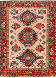 Blanched Almond Kazak 6' 2 x 8' 4 - SKU 71702