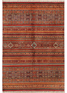 Multi Colored Kazak 5' 9 x 7' 10 - SKU 71750
