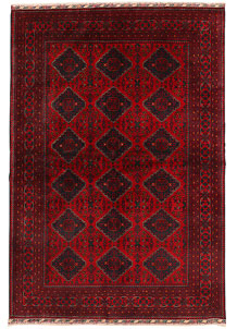 Firebrick Khal Mohammadi 6' 4 x 9' 5 - SKU 71763